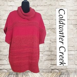 Coldwater Creek Poncho Style Sweater